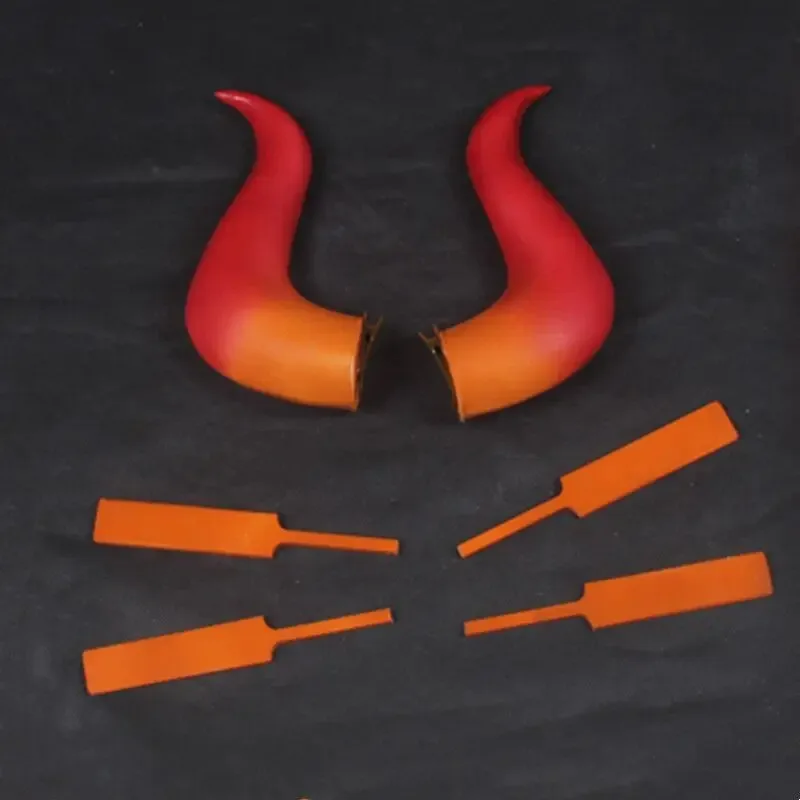 Kostum Cosplay Anime Yamato Wig Hiasan Kepala Wanita Kimono Horn Seragam Pesta Karnaval Halloween Pakaian Setelan Ir;l5