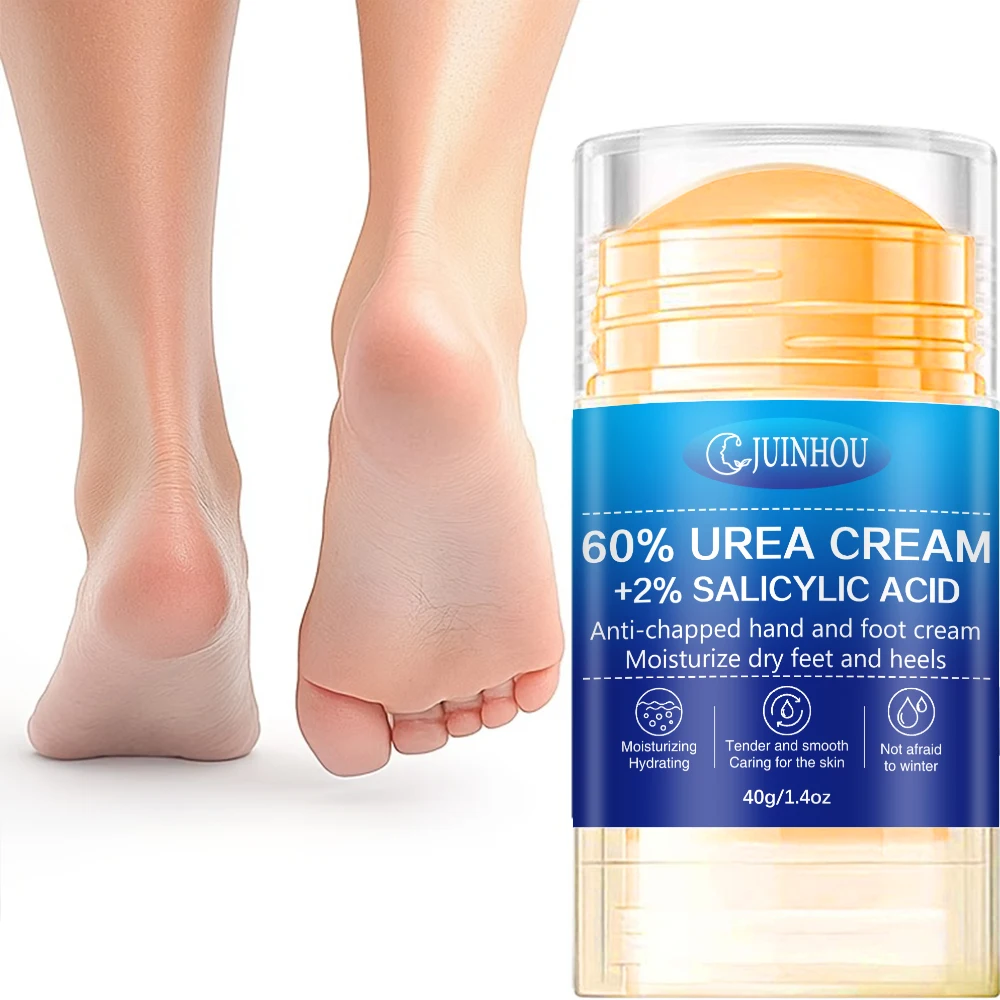 JUINHOU 40g Foot Stick 60% Urea 2% Salicylic Acid Exfoliation And Calluses Callus Portable Dry Crack Heel Repair Pedicure Care view 3