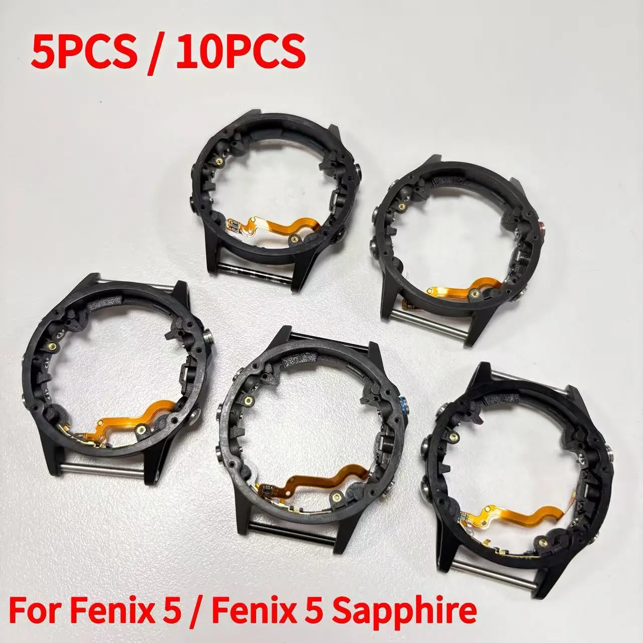 5PCS/10PCS Middle Frame For Garmin Fenix 5 / Fenix 5 Sapphire Multisport GPS Frame Shell Replacement Frame