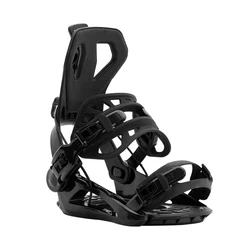 TERROR 360 Snowboard Binding STEP-IN Painel traseiro EVA totalmente embrulhado Encadernação 3D totalmente embrulhada Base confortável e absorvente de choque