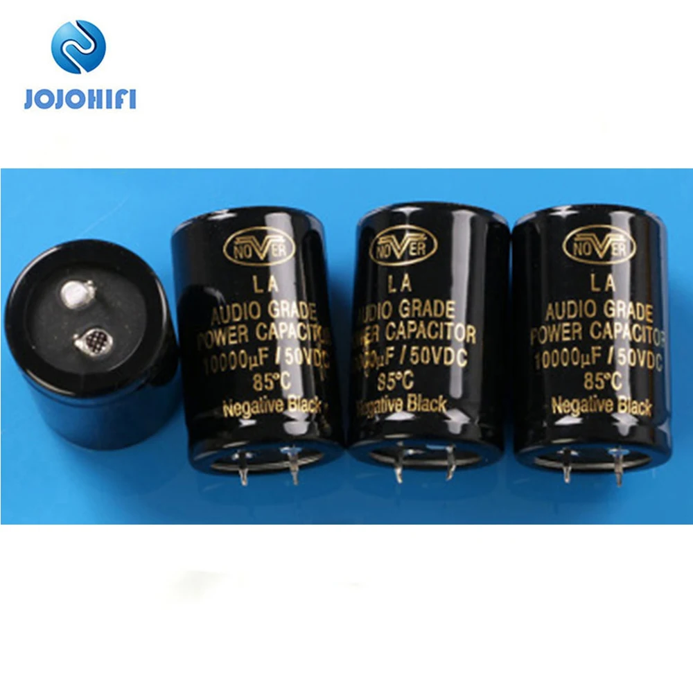 2pcs -12pcs NOVER LA 10000UF 50V 30x45mm 85℃ Pitch 10mm 50V/10000uF HIFI HI-FI Fever bronzing AUDIO Electrolytic Capacitors