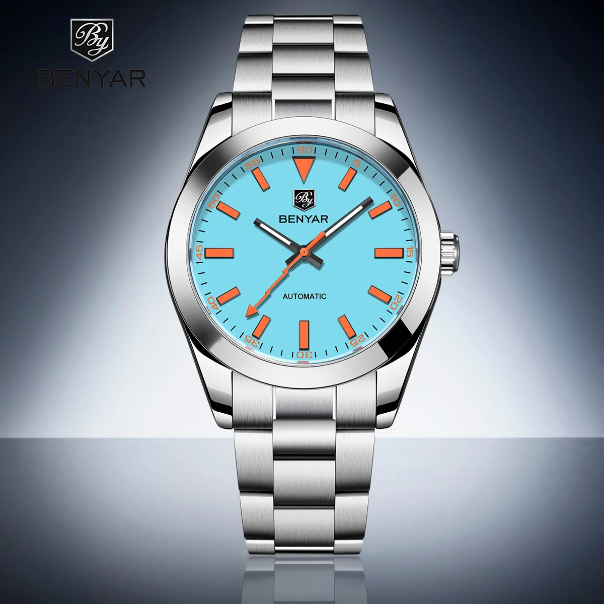 

BENYAR 2026 New Men's Watches Top Luxury Automatic Watch For Man Mechanical Wristwatch Men Clock Gift Luminous Sport Waterproof