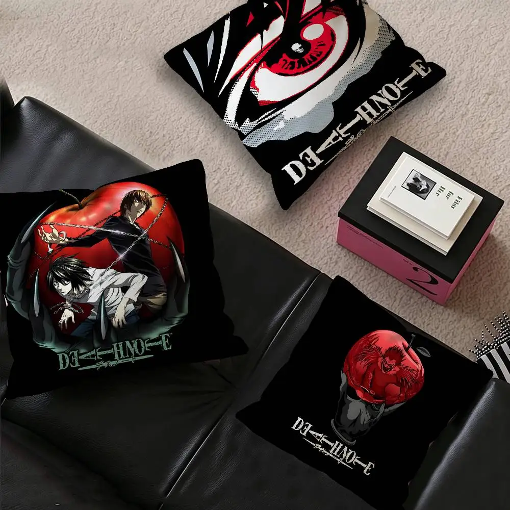 Death Note Anime Maple Design Cushion Cover Happy Autumn Harvest decor Holiday Decorati Pillow Cover
