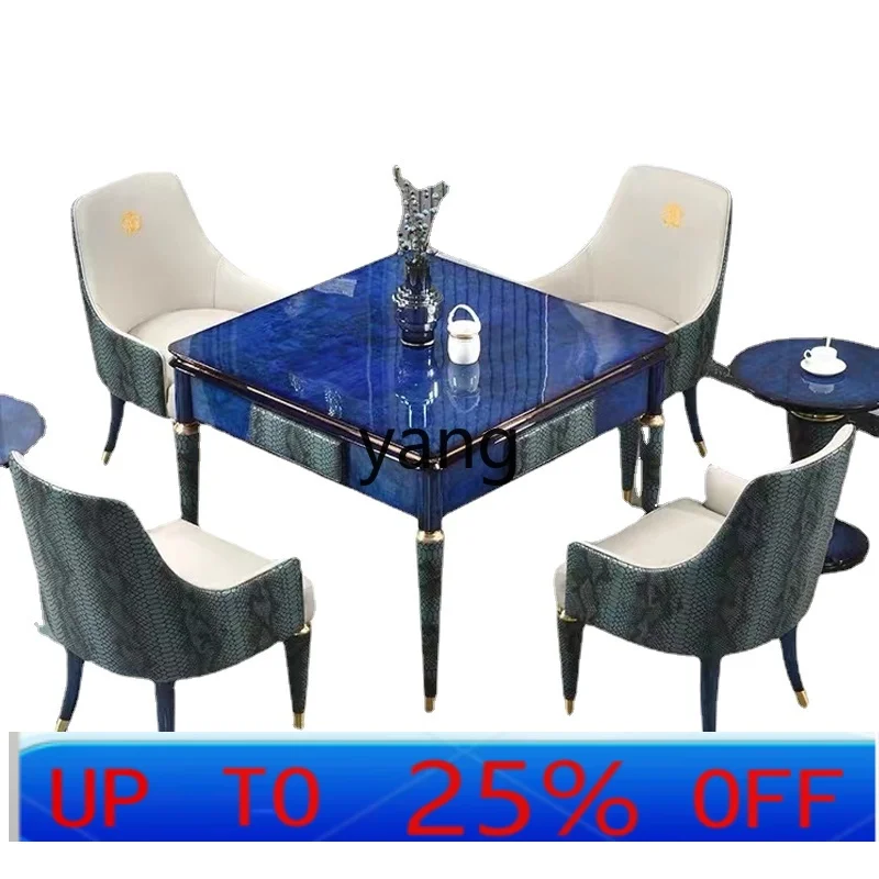 LTT Mahjong Table Dining Table Dual-Purpose in One Automatic Mahjong Machine Villa Large Flat Floor Ultra-Quiet