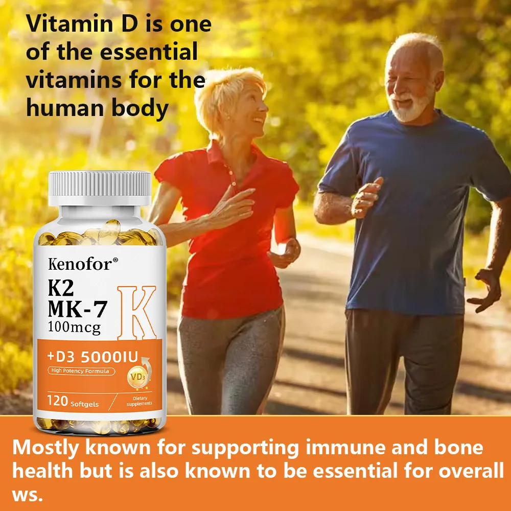 Vitamin D3 5000IU + K2 MK-7 100mcg | Bone, Heart & Immune Support - view 5