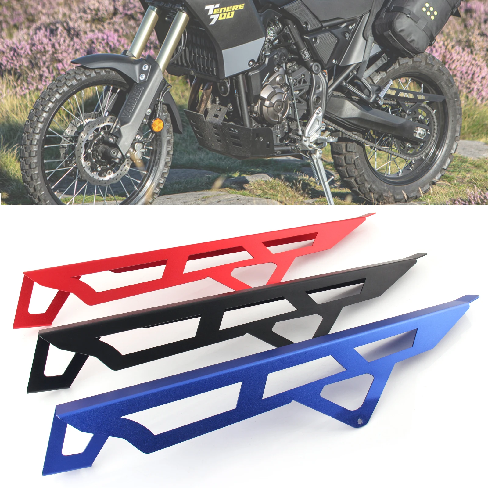 

For YAMAHA Tenere700 TENERE 700 XTZ XT 700 Z T700 T7 Rally 2019-2024 Motorcycle Rear Wheel Drive Chain Guard Cover Protection