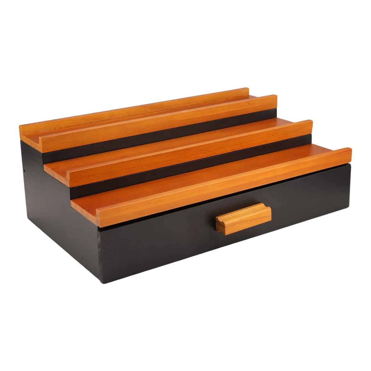 

NEW Wooden Cologne Display Stand Organizer for Men,3 Tier Cologne Display with Drawer Storage, Perfume Display Rack