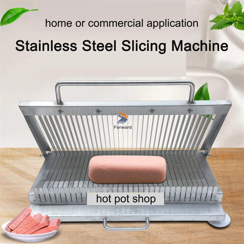 8mm 11mm 15mm Multifunctional Slicer Hand Pressure Thickened Stainless Steel Tofu Cheese Ham Sausage Luncheon Meat Slicer