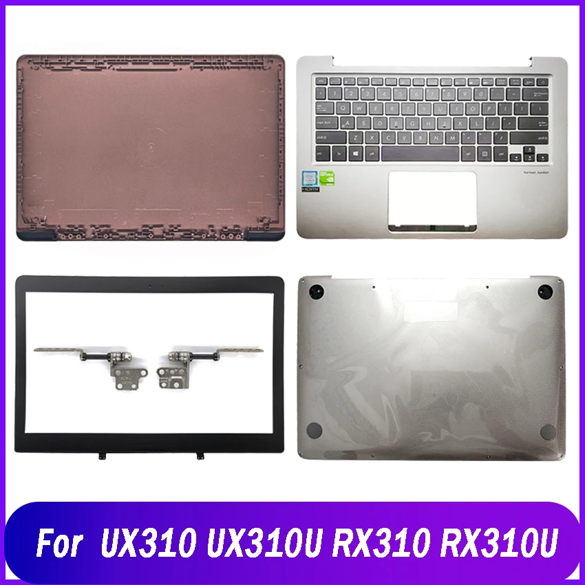 Rear Lid For ASUS UX310 UX310U RX310 RX310U U310U Laptop LCD Back Cover Front Bezel Hinges Palmrest Upper Bottom Base Cover