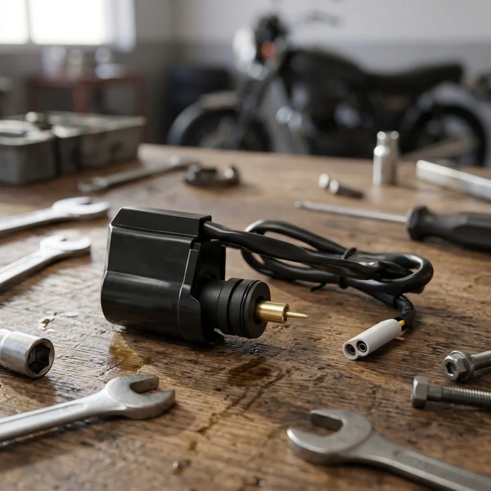 Electric Choke Enricher Valve for GY6 80cc 125cc 150cc Scooter Carburetor Mounting and Engine Starting Assistance