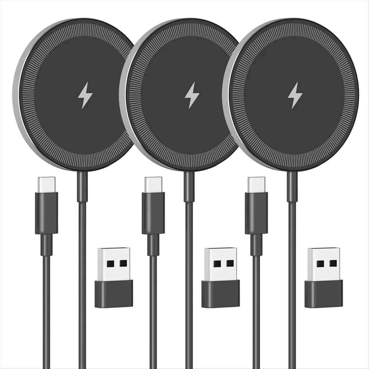 ☶❈＊♥AC873-Magnetic Wireless Charger Pad,15W Fast -Safe Charging Pad for 16 16e 15 14 13 12 Series- 4 3 2 Pro