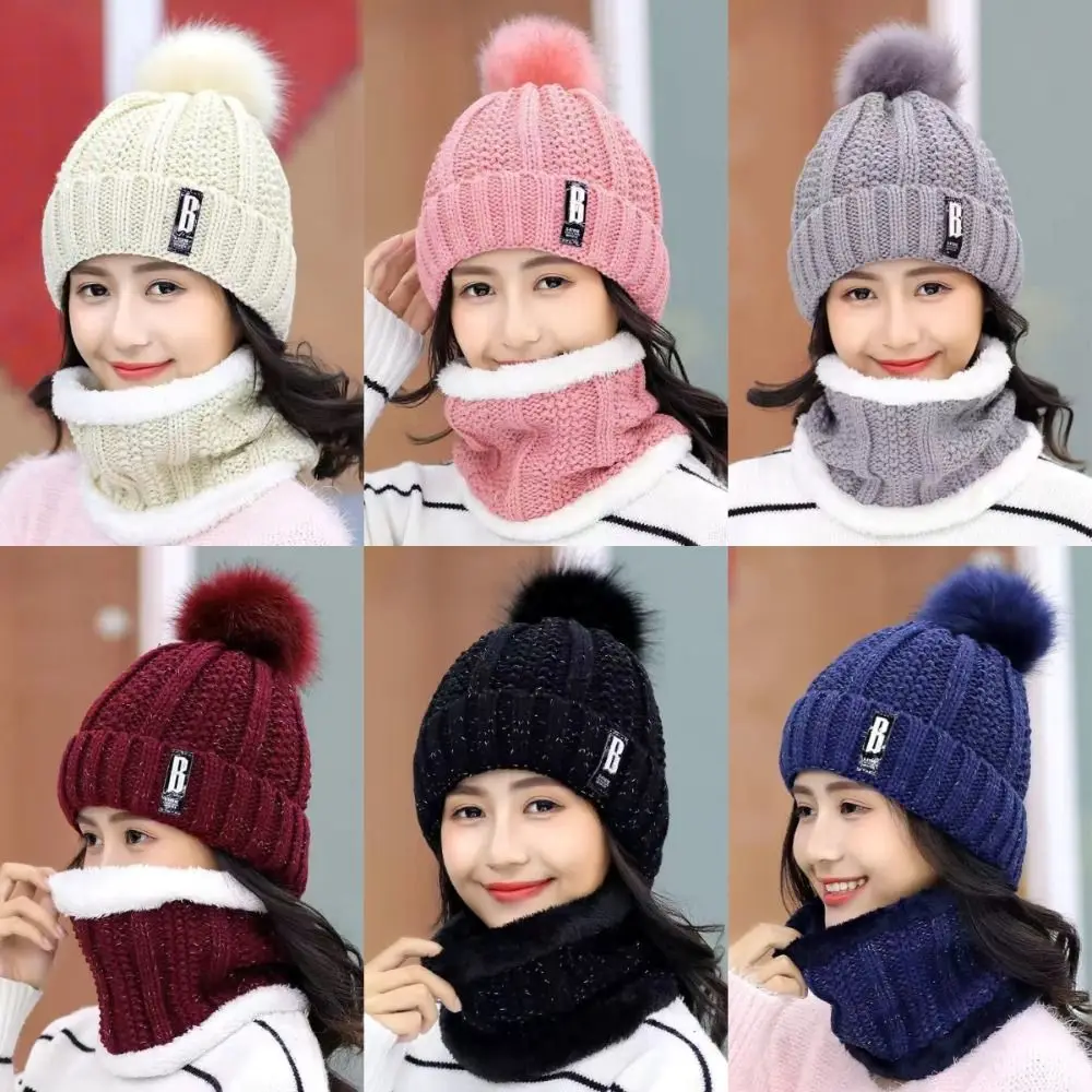 

Versatile Warm Thickened Scarf Warmth Ear Protection Windproof Riding Cold Hat Neck Protective Revealing Face Small