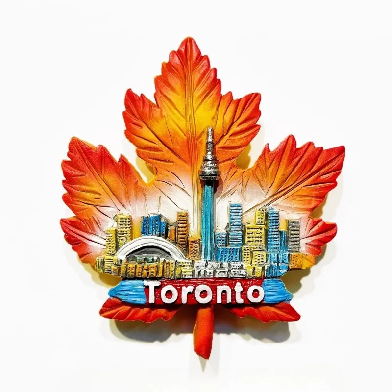 Imanes de nevera de Canadá Victoria, recuerdos de turismo Ottawa Vancouver, pegatinas de nevera Canberra Toronto, decoración del hogar, regalos de boda
