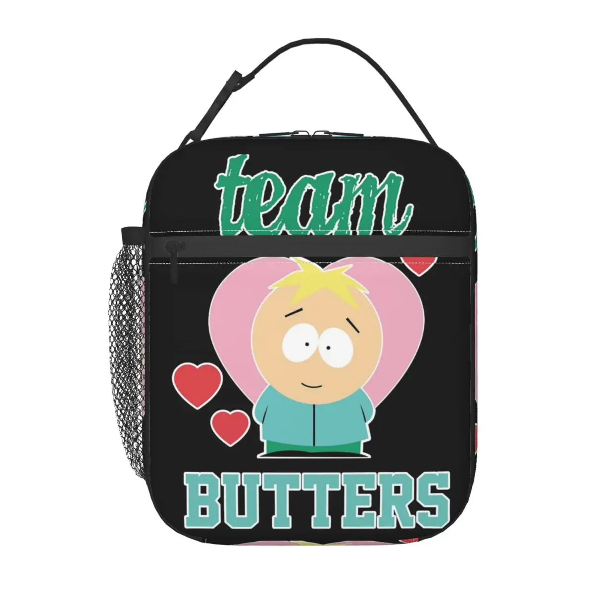 Souths Parked TEAM BUTTERS Insulated Lunch Bag Food Bag Reusable Cooler Thermal Lunch Boxes For School Office