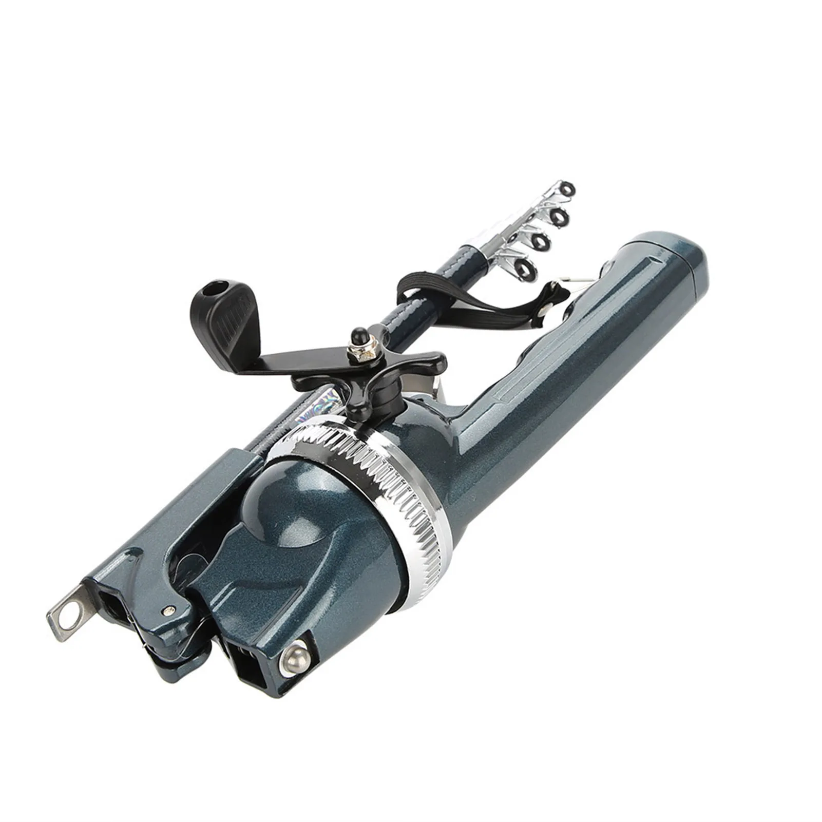 

Fishing Accessory Fishing Pole Fishing Rod Lightweight Plastic Folding Integrated Fishing Rod and Enclosed Reel Tackle Accessory