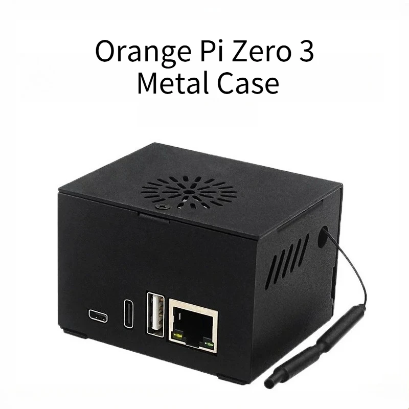 Orange Pi Zero 3 Metal Case with Cooling Fan Compatible Expansion Board for Orange pi