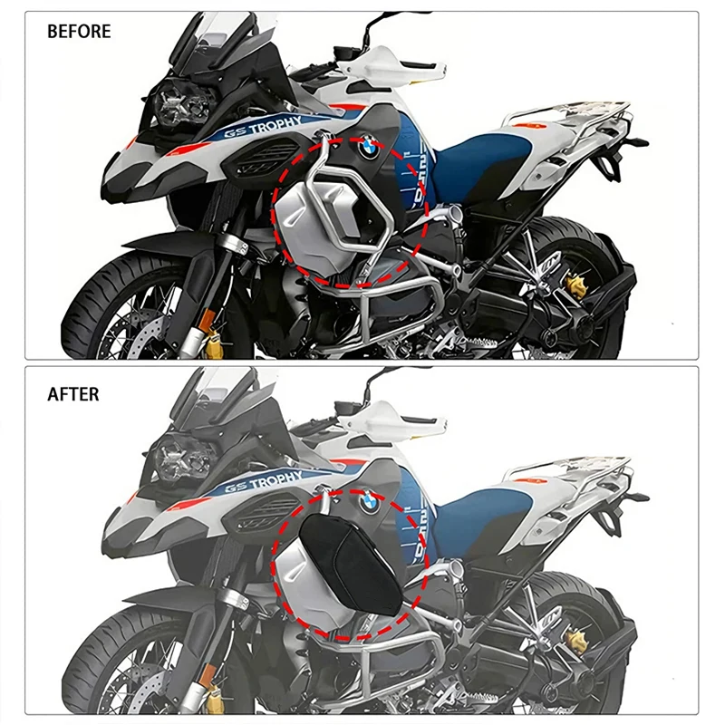 For BMW R 1250 GS ADV R1250GS Adventure Tank Protection Bar Bag Travel Bag Frame Crash Bars Waterproof Bag Bumper Tool Placement
