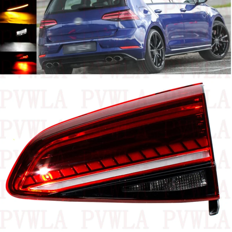 

LED Tail Light For VW Golf 7.5 MK7.5 2017 2018 2019 2020 Right Inner Side Rear Lamp 5GG945308B