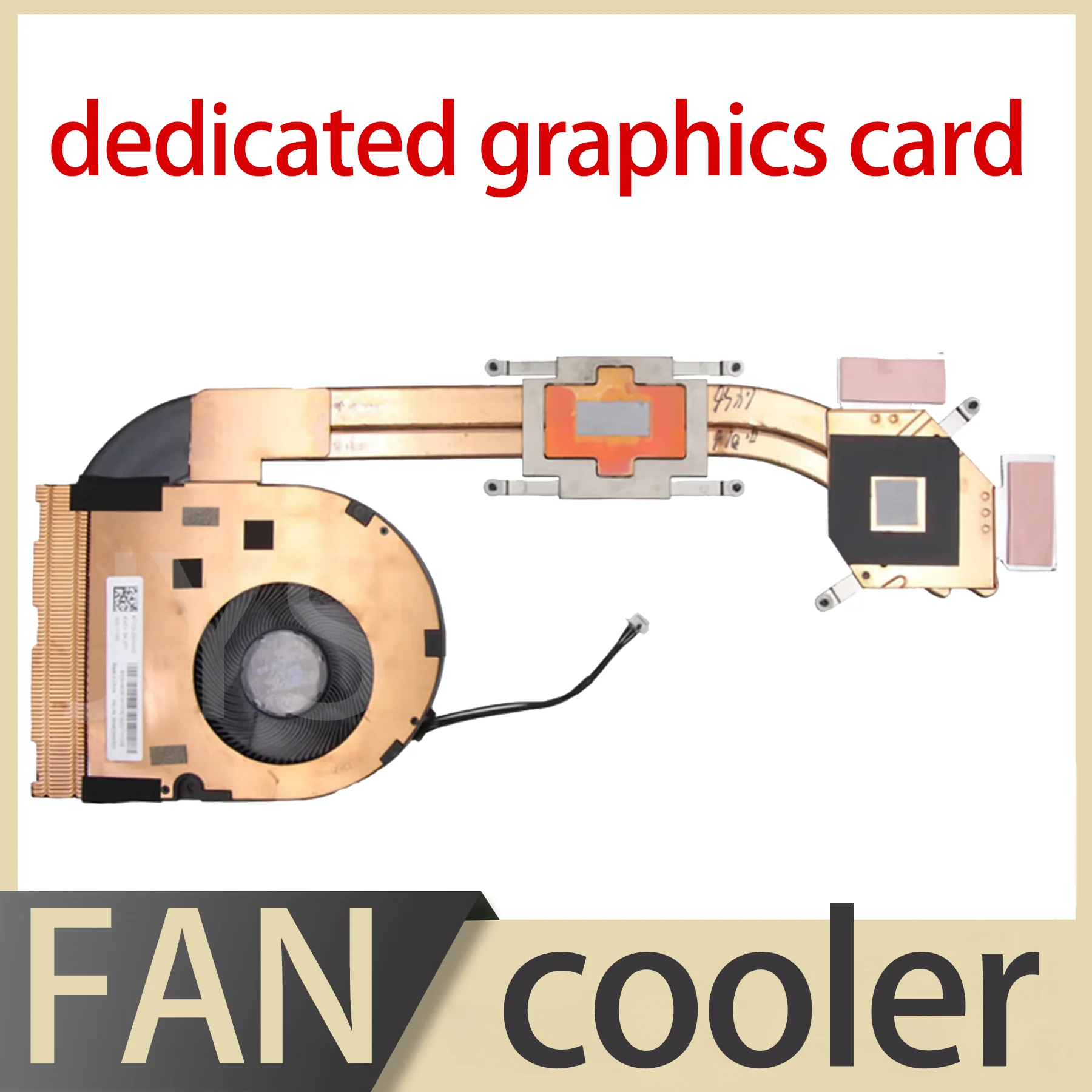Suitable for Lenovo ThinkPad T15P Gen1 P15V Gen1 Fan cooling module dedicated graphics card 5H40X89393