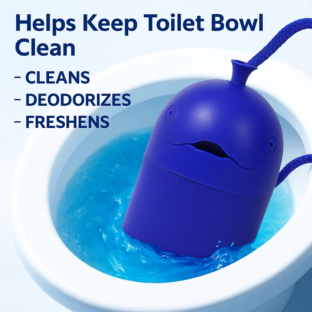 

Eco-Friendly Blue Toilet Bowl Cleaner – Non-Toxic, Citrus/Flower Scent, Safe for Septic Systems