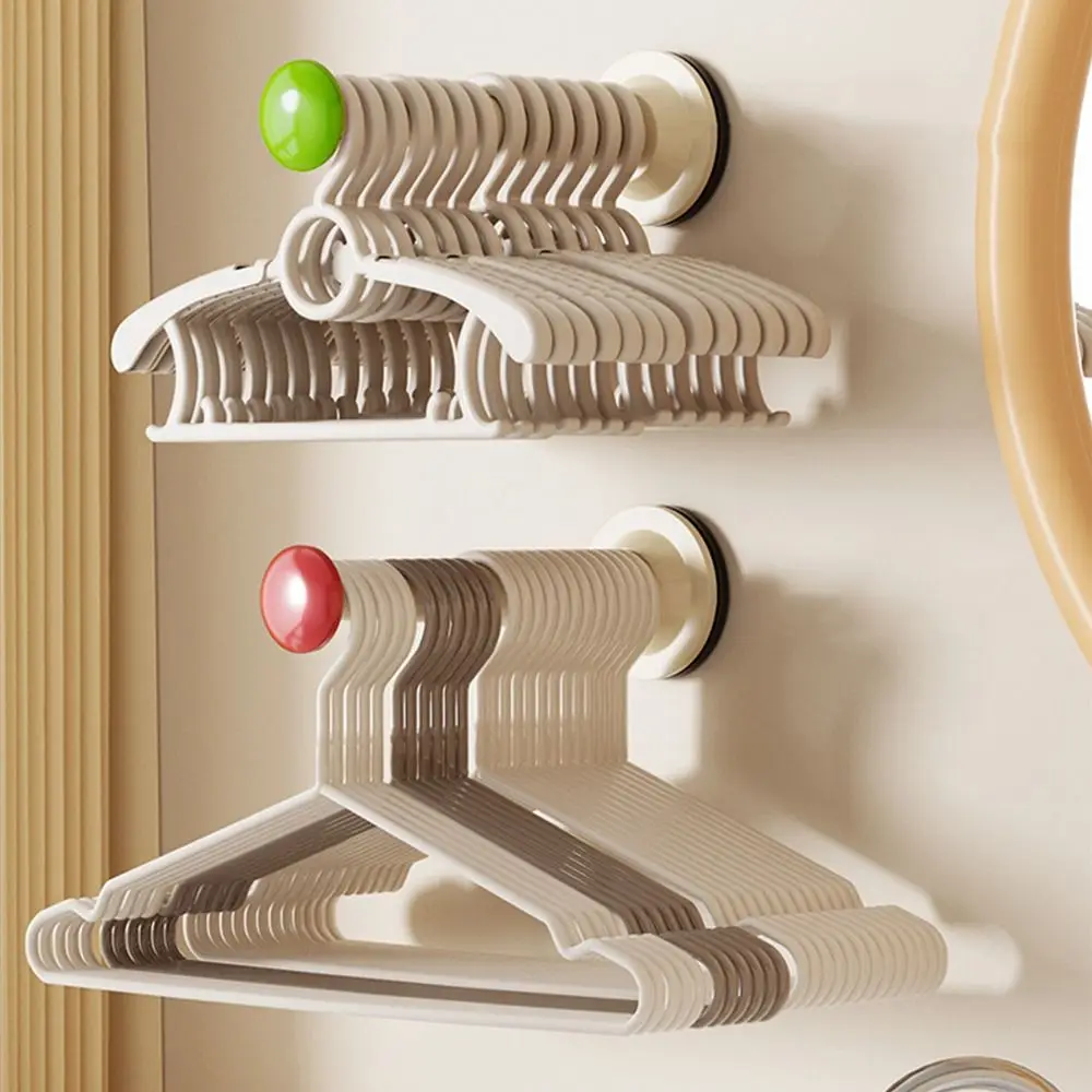 

Retractable Clothes Hanger Storage Rack Suction Cup Wall Mounted Suction Cup Telescopic Hanger Adjustable Space-saving
