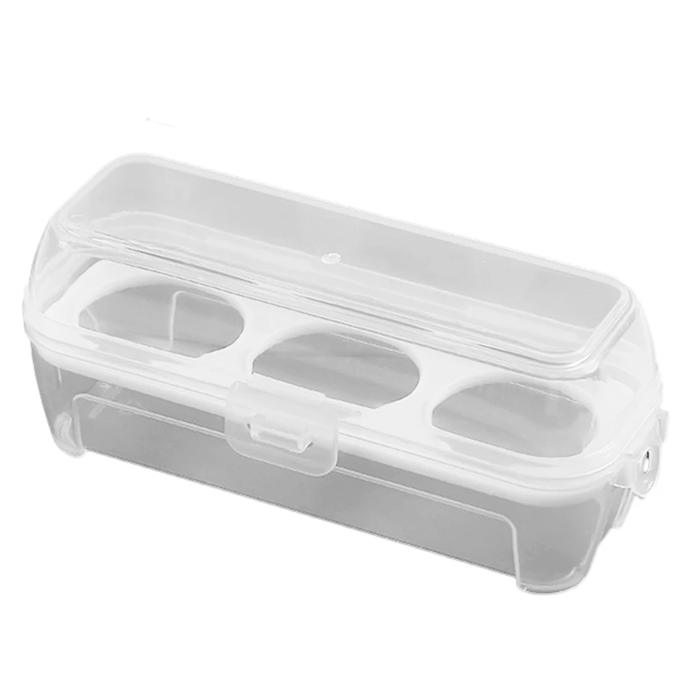 3/4/8 Grid Egg Carton with Lid Plastic Egg Container Stackable Crisper Egg Protection Box BPA Free for Camping Picnic for Fridge