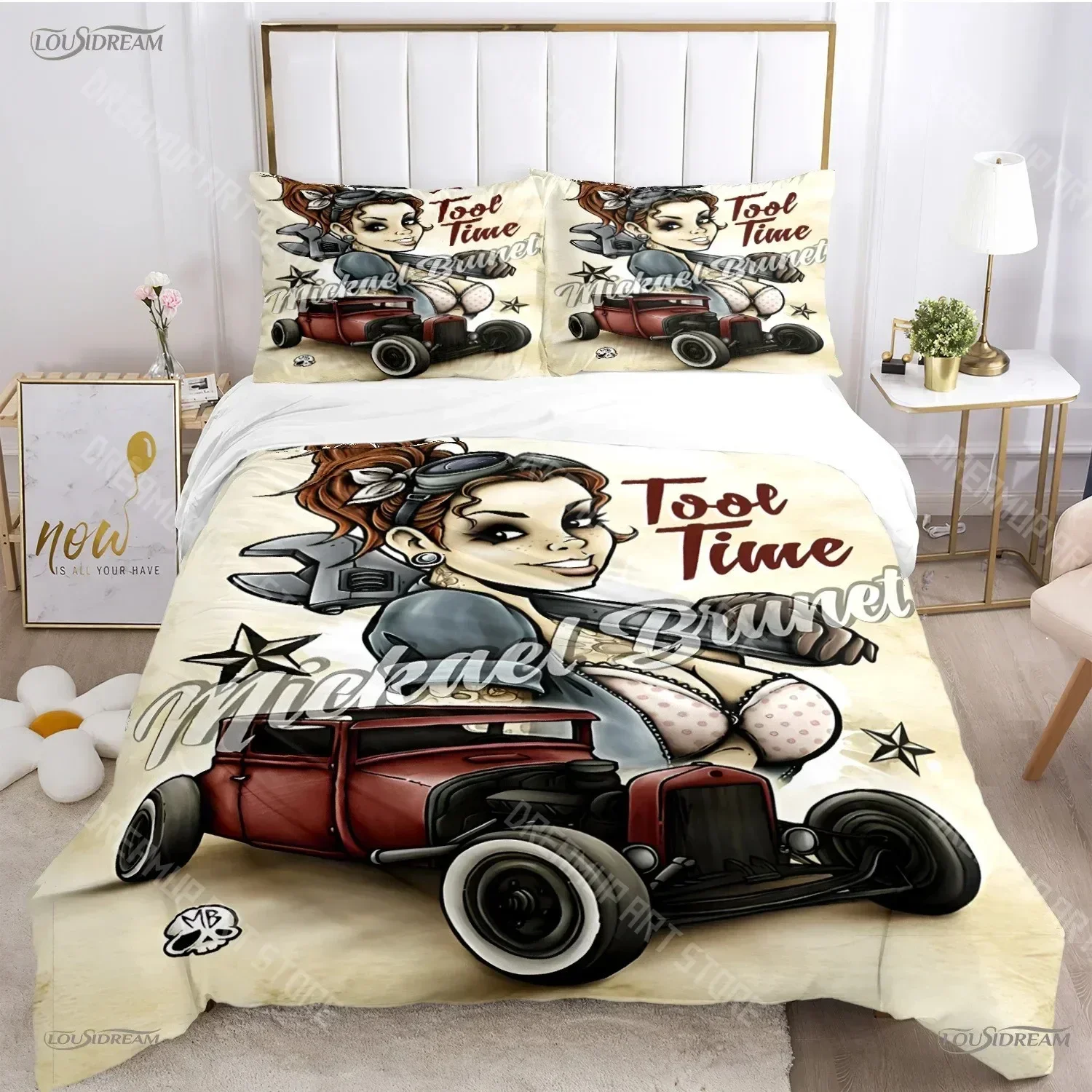 2026 3D Print Rockabilly Hip Hop Music All Season Duvet Cover Comforter Bedding Sets Soft Quilt Cover Pillowcases Single Double