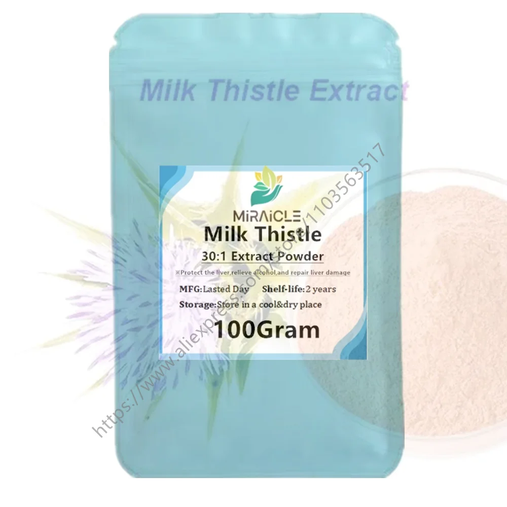 مصنع محترف بالجملة عالمي مخصص 30:1 مستخلص شوك الحليب الطبيعي للعناية بالجسم مسحوق لامع شحن سريع #1