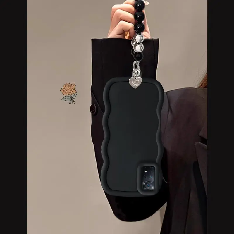 ملاحظة 11Pro جديد متموج الشكل الحبل سيليكون جراب هاتف ل Redmi نوت 11 11SE 11S 11Pro 10 10Lite 10S 9 9Pro 8 7 7S غطاء