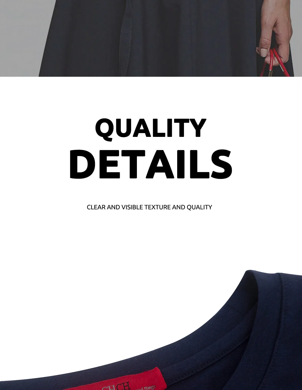 CH Sommermode Vielseitiges Slim-Fit T-Shirt Hochwertiges Ausgewähltes Produkt 2026 Neues Besticktes Vielseitiges Damen-Trendtop – Detail 7