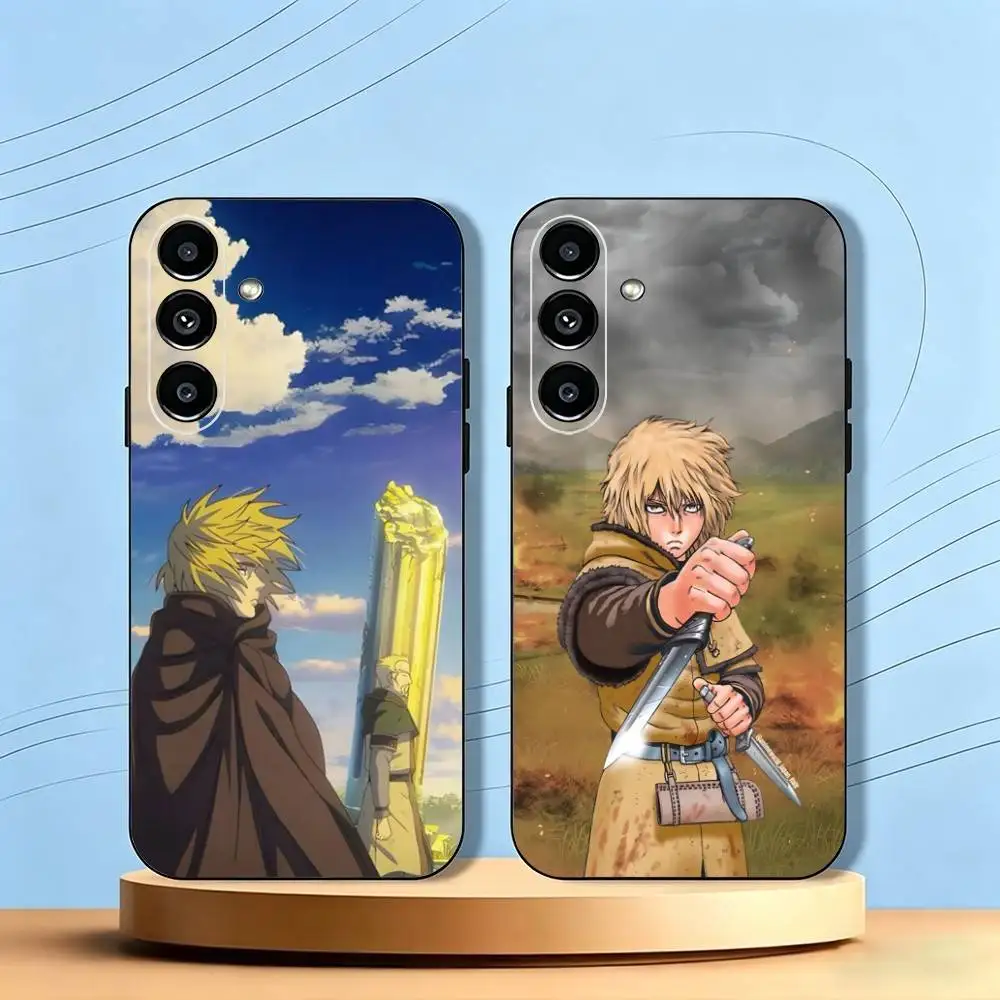 Anime Vinland Saga Thorfinn  Phone Case For Samsung Galaxy A73,A72,A71,A70,A53,A52,A51,Others Soft Black Cover Gift