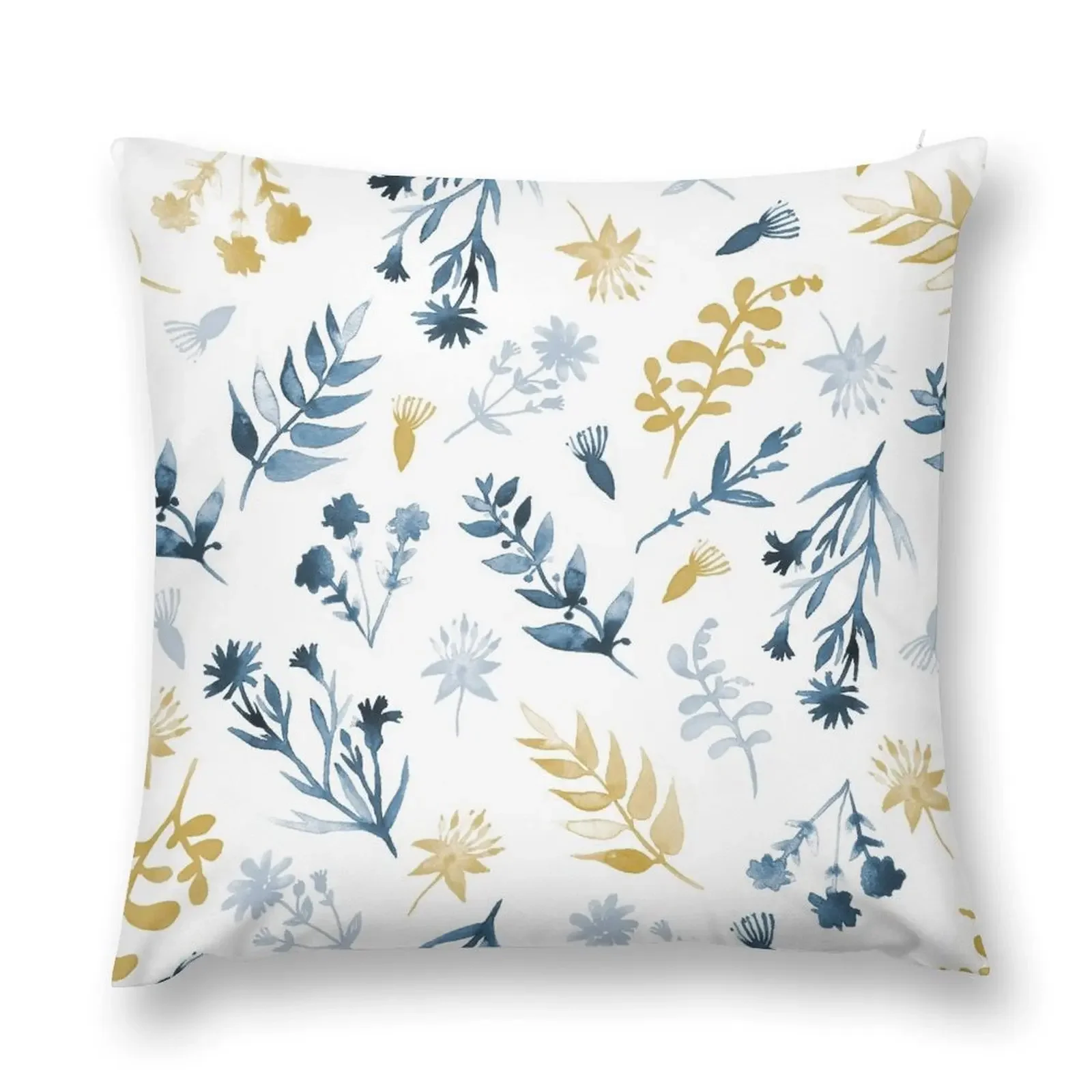 

Botanical Watercolour Pattern Throw Pillow pillow cover luxury Cushions For Sofa Plaid Sofa pillow