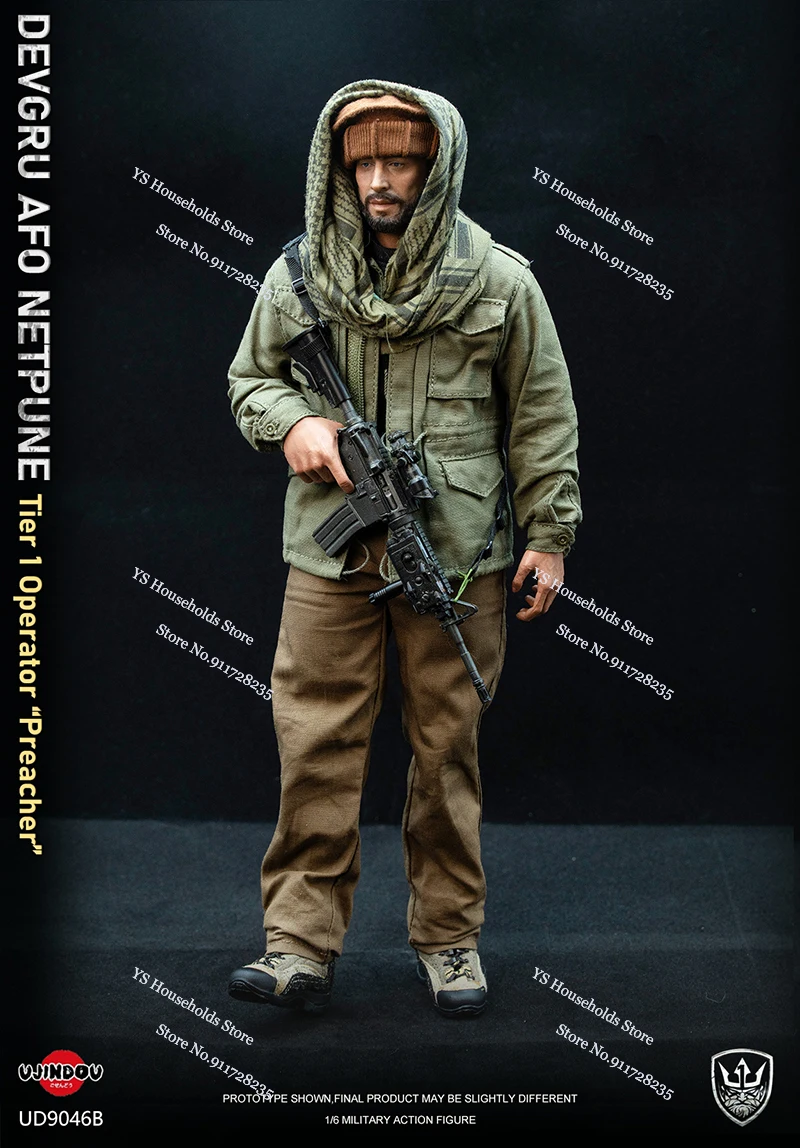 UD9046B 1/6 Sammlerstück Militär Actionfigur Devagru Afo Netpune Der Operator Prediger Zarter 12" Männlicher Soldat Modellspielzeug