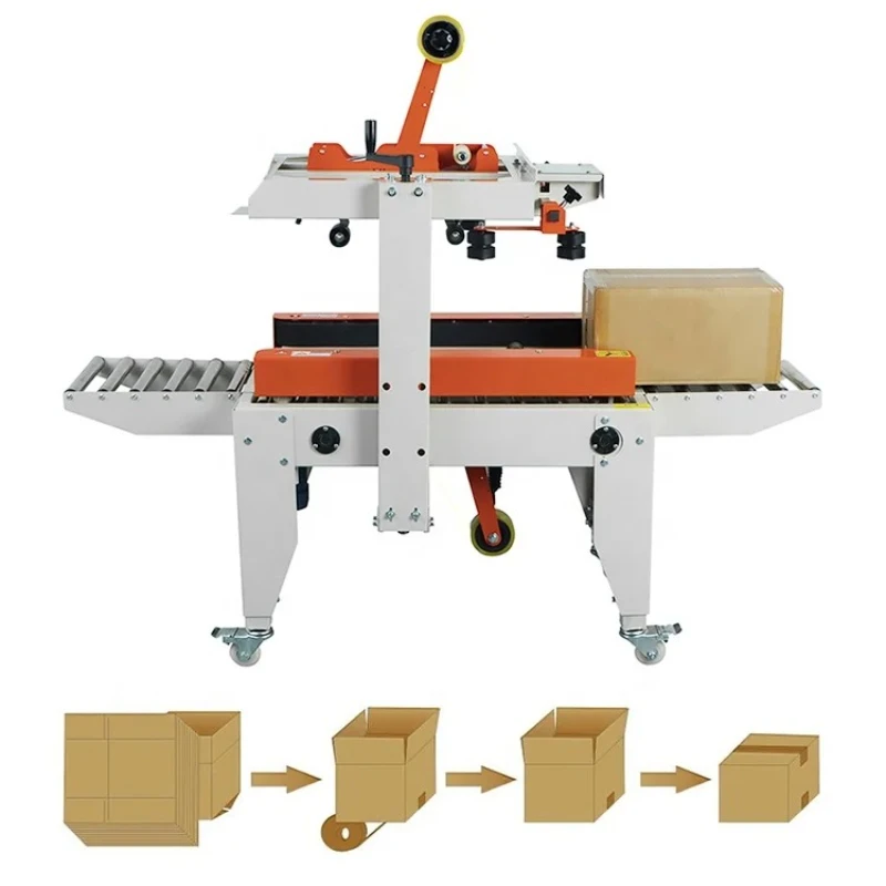 

3040FX Auto Cardboard Boxes Carton Packaging Sealing Machine