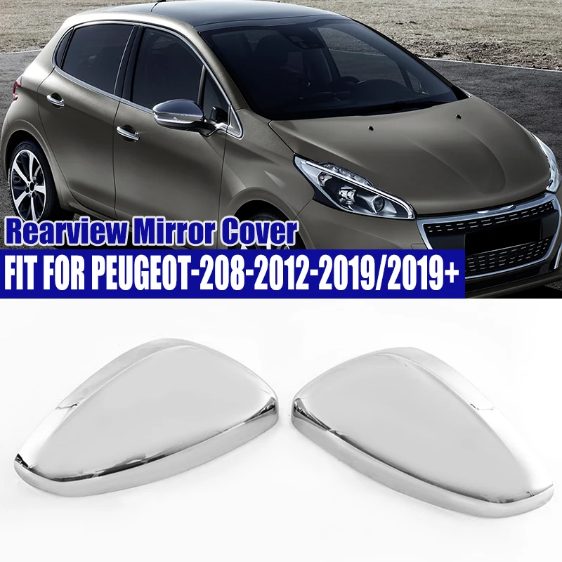 Rearview Mirror Housing For Peugeot 208/2008 Citroen C3 Left/Right Door Side Wing Mirror Cover Caps Car Exterior Accessories