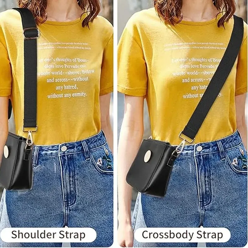 Adjustable Detachable Bag Straps Wide Solid Color Cotton Webbing Polypropylene Shoulder Strap Messenger Bag Accessory Supplies