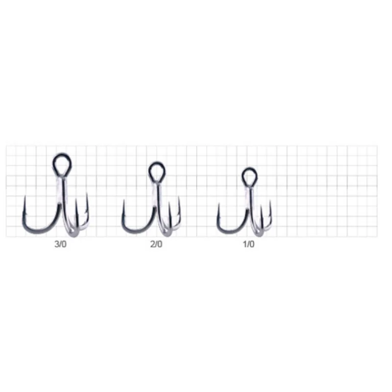 BKK  6066-5X-NP treble hook