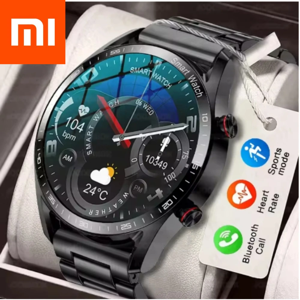 

Xiaomi 2025 Новые умные часы с голосовым вызовом для мужчин GT Series 1,53-дюймовый AMOLED-экран Спортивные часы ЭКГ + PPG Смарт-часы для здоровья для Android