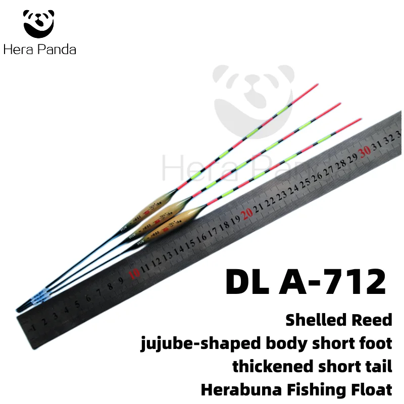 A712 Husk Reed Herabuna Taiwan – Idealny pływak do rybienia na dno z krótkim stopem i rdzeniem z jujuby