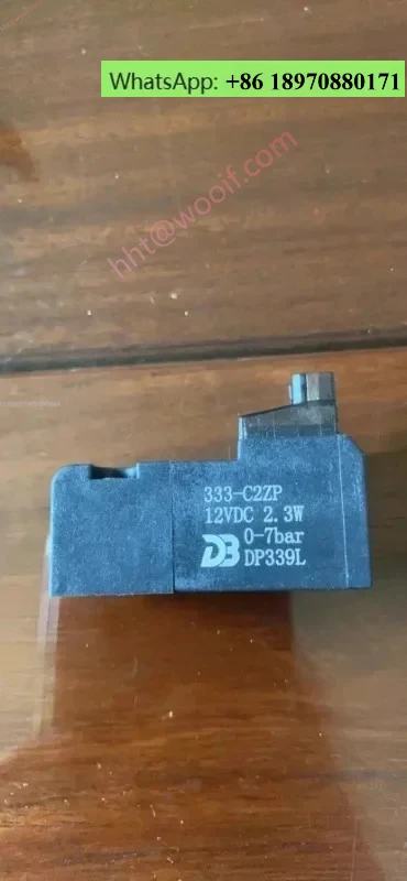 331-C2ZP 333-C2ZP 333-C2ZG 12VDC 2.3W 3/2NC 0-7bar الموديل، يرجى ملاحظة #1