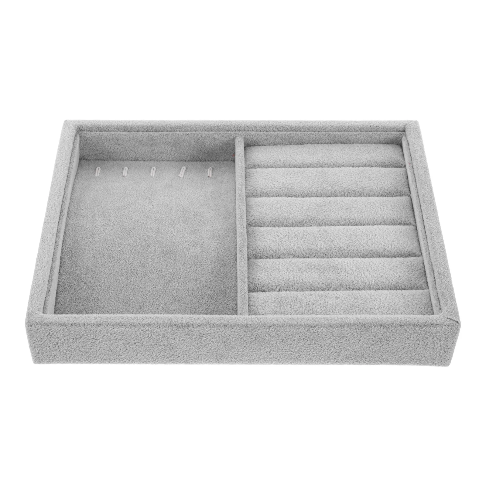 

Jewelry Organizer Tray Small Soft Storage Box for Necklace Earring Ring Bracelet Display Jewelry Storage Organizer Case