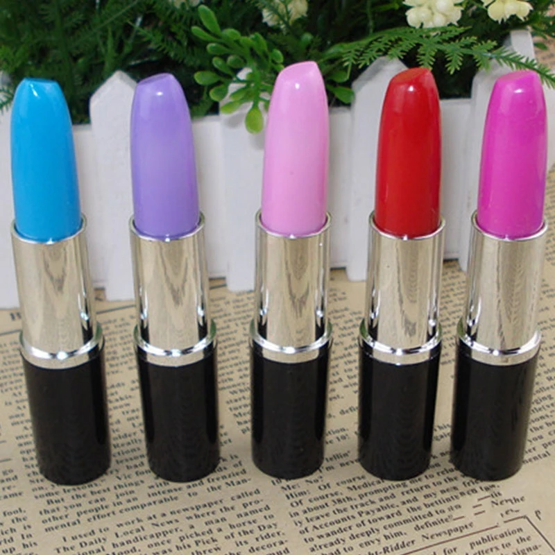 

120pcs Lipstick BallPoint Pen Lovely Stationery Student Gift Kawaii School Supplies