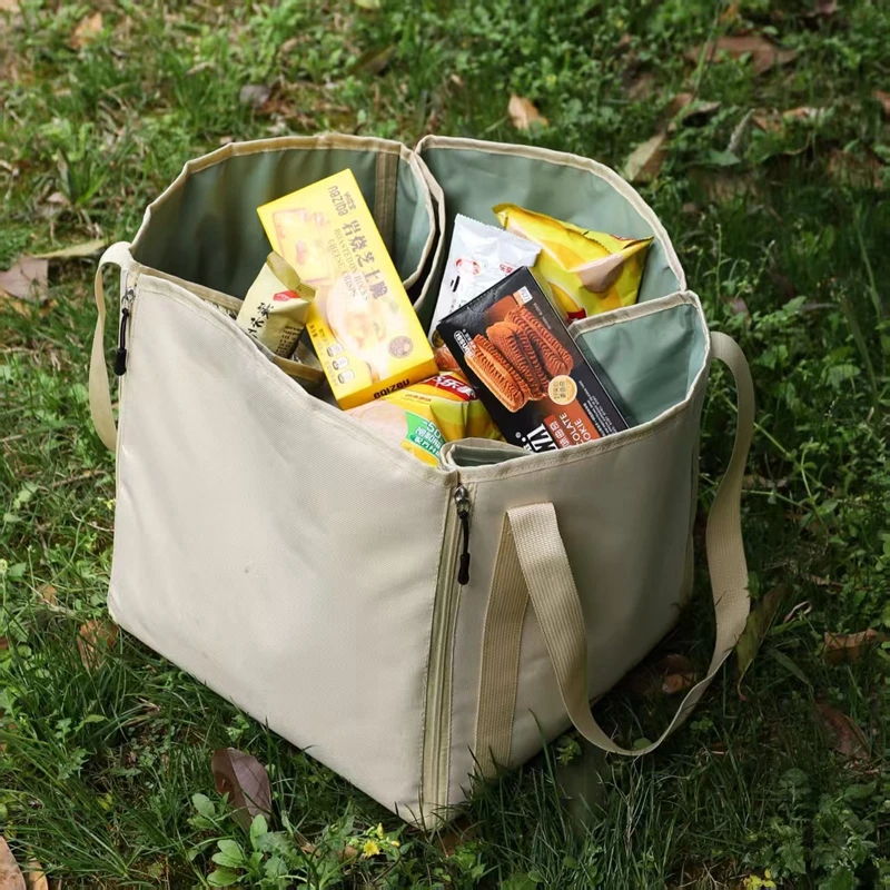 

Camping Supply Storage Handbag Oxford Cloth Gas Stove Canister Pot Carry Bags Wear Resistant Large Capacity For Cassette Furnace