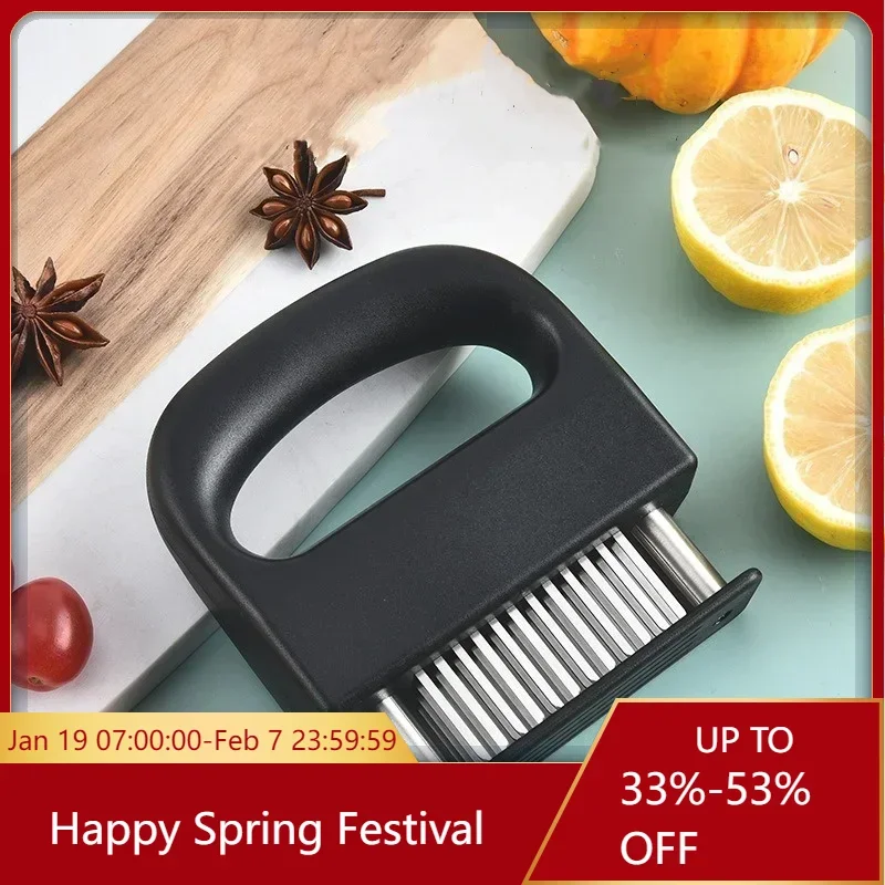 

1PC Retractable Stainless Steel Meat Needle Softener Tenderizer Home Kitchen Cooking Steak Hammer Pounder Tools Meat Beater