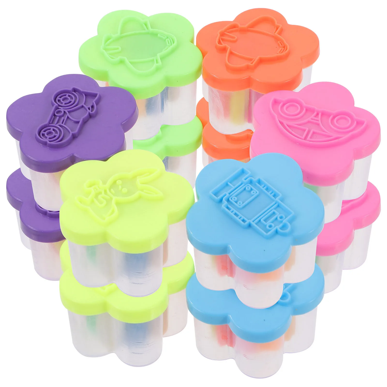 12 stücke Licht Kit Für Kinder Diy Modellierung Set Helle Farbe Polymer Clay Handwerk Kinder Geburtstag Geschenke Ton Handwerk