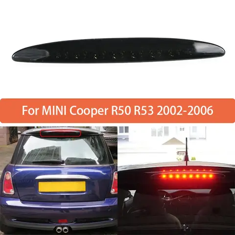 63256935789 BMW 미니 쿠퍼 R50 R53 2002 2003 2004 2005 2006, 높은 장착 브레이크 라이트 어셈블리, 후면 루프 3 번째 브레이크 라이트, 1PC