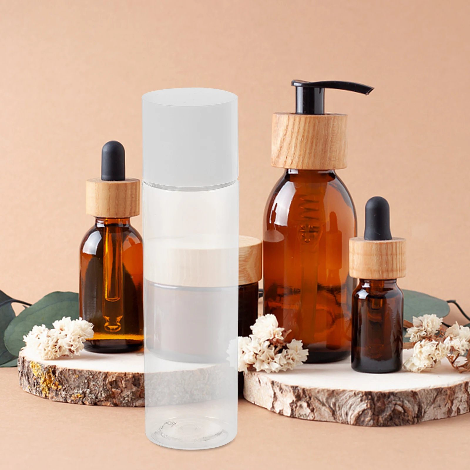 4Pcs Toner Bottles Travel Size 150Ml Refillable Leakproof Dispenser for Lotion Moisturizer DIY Skincare Portable