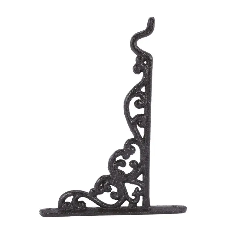 6 Pack Cast Iron Plant Hanger Hanging Planters Basket Wall Hook With Screws, Vintage Metal Wall Stands