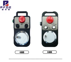 Pulse Generator Support CNC System 5-24V 10KHZ 4 Axis 6 Axis Electronic Handwheel Pendant Pulse With E-Stop For CNC Router