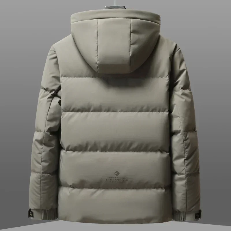 New Winter Down Jacket With Detachable Hood For Men Regular Thickened Men's Down Jacket Winter Warm Coat Top